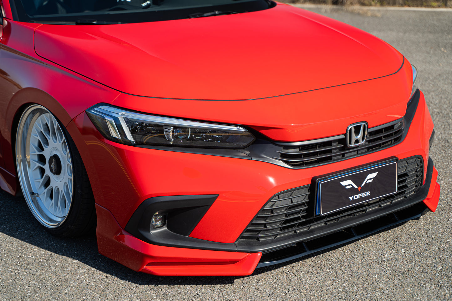 Honda Civic 11th Gen FE1 FE2 FE4 2022-ON Sedan with Aftermarket Parts - Package A PP Polypropylene & ABS from Yofer.co