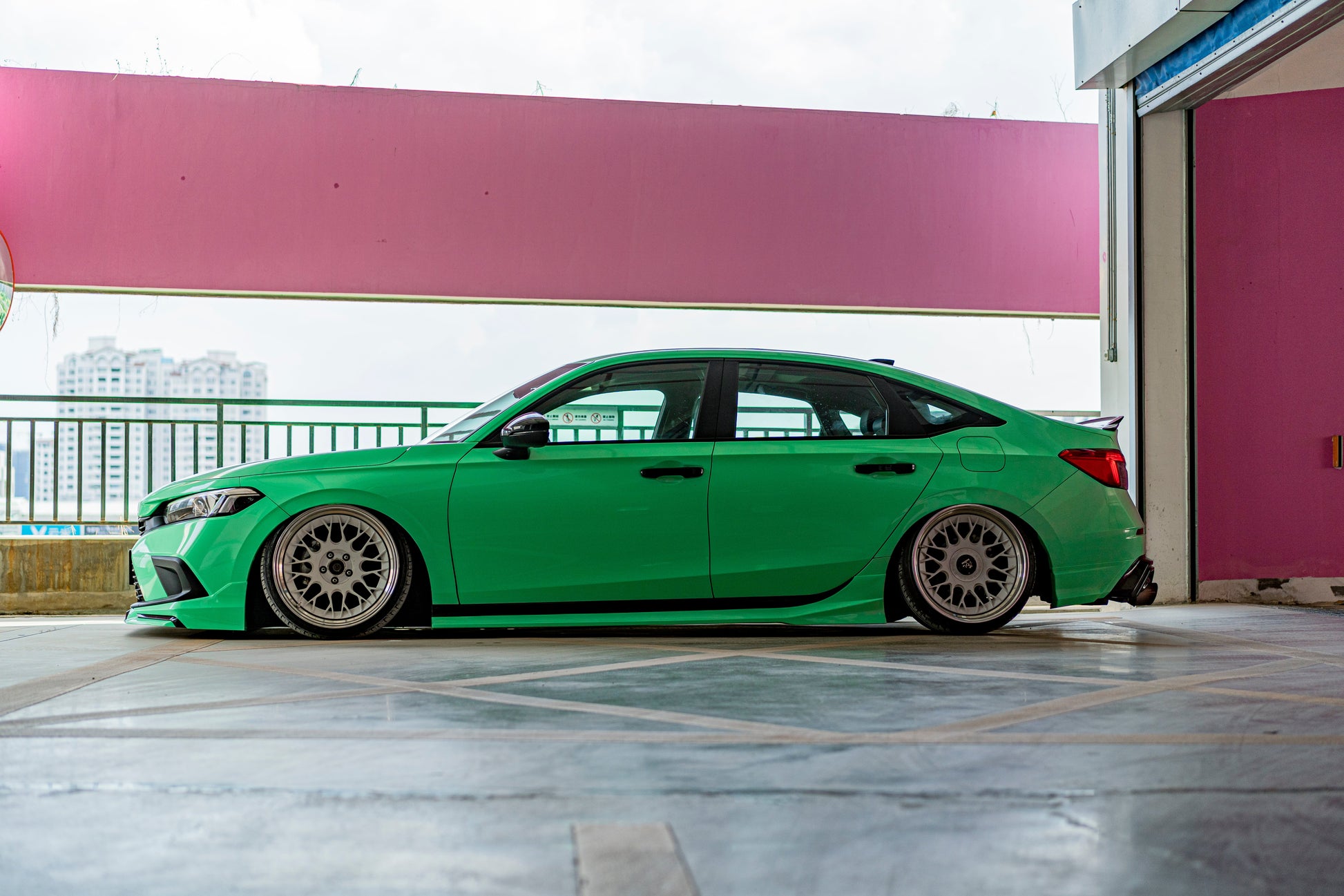 Honda Civic 11th Gen FE1 FE2 FE4 2022-ON Sedan with Aftermarket Parts - Package A PP Polypropylene & ABS from Yofer.co