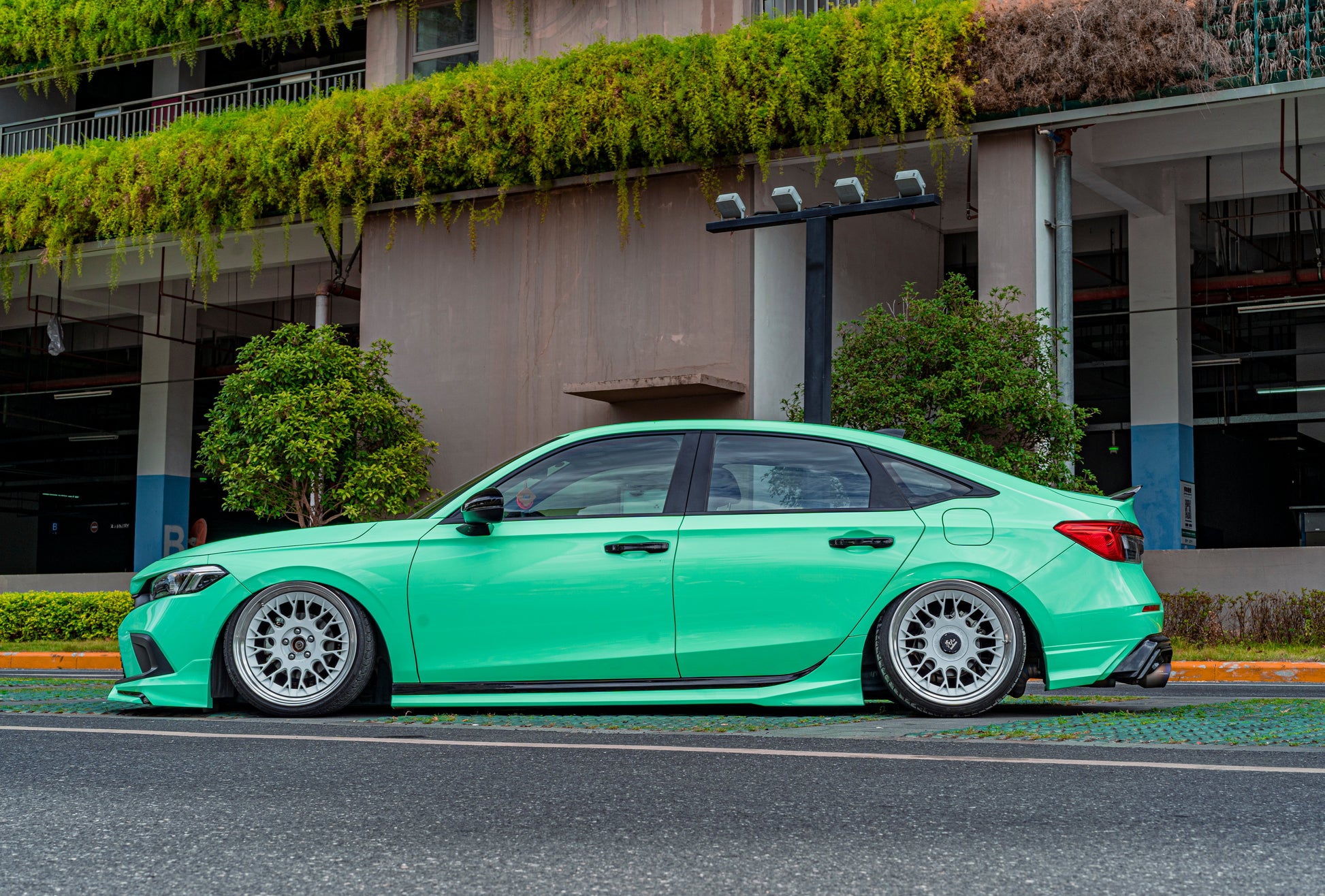 Honda Civic 11th Gen FE1 FE2 FE4 2022-ON Sedan with Aftermarket Parts - Package A PP Polypropylene & ABS from Yofer.co