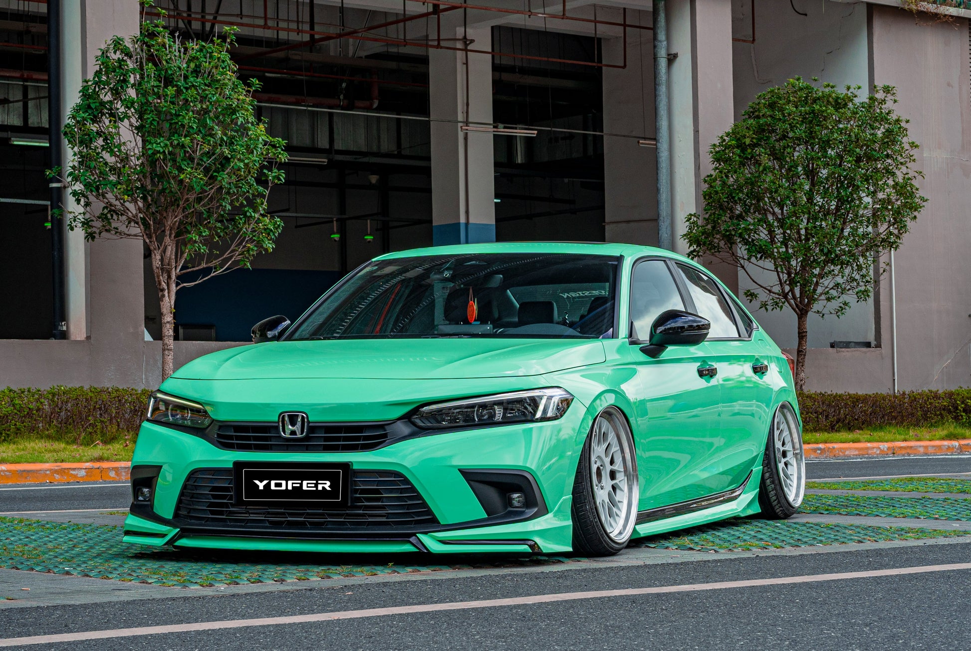 Honda Civic 11th Gen FE1 FE2 FE4 2022-ON Sedan with Aftermarket Parts - Package A PP Polypropylene & ABS from Yofer.co
