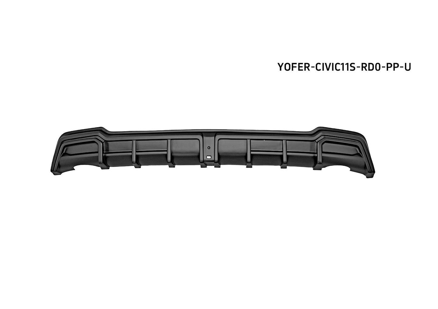 Honda Civic 11th Gen FE1 FE2 FE4 2022-ON with Aftermarket Parts - Rear Diffuser & Canards PP from Yofer.co