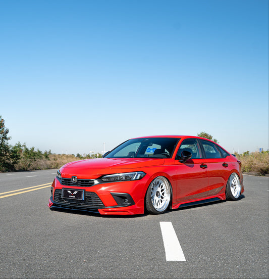 Honda Civic 11th Gen FE1 FE2 FE4 2022-ON Sedan with Aftermarket Parts - Package A PP Polypropylene & ABS from Yofer.co