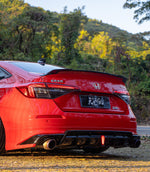 Honda Civic 11th Gen FE1 FE2 FE4 2022-ON with Aftermarket Parts - Rear Diffuser PP from Yofer.co