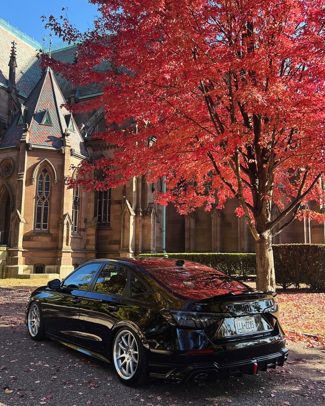 Honda Civic 11th Gen FE1 FE2 FE4 2022 2023 2024 with Aftermarket Parts - Rear Diffuser & Canards PP from Yofer.co