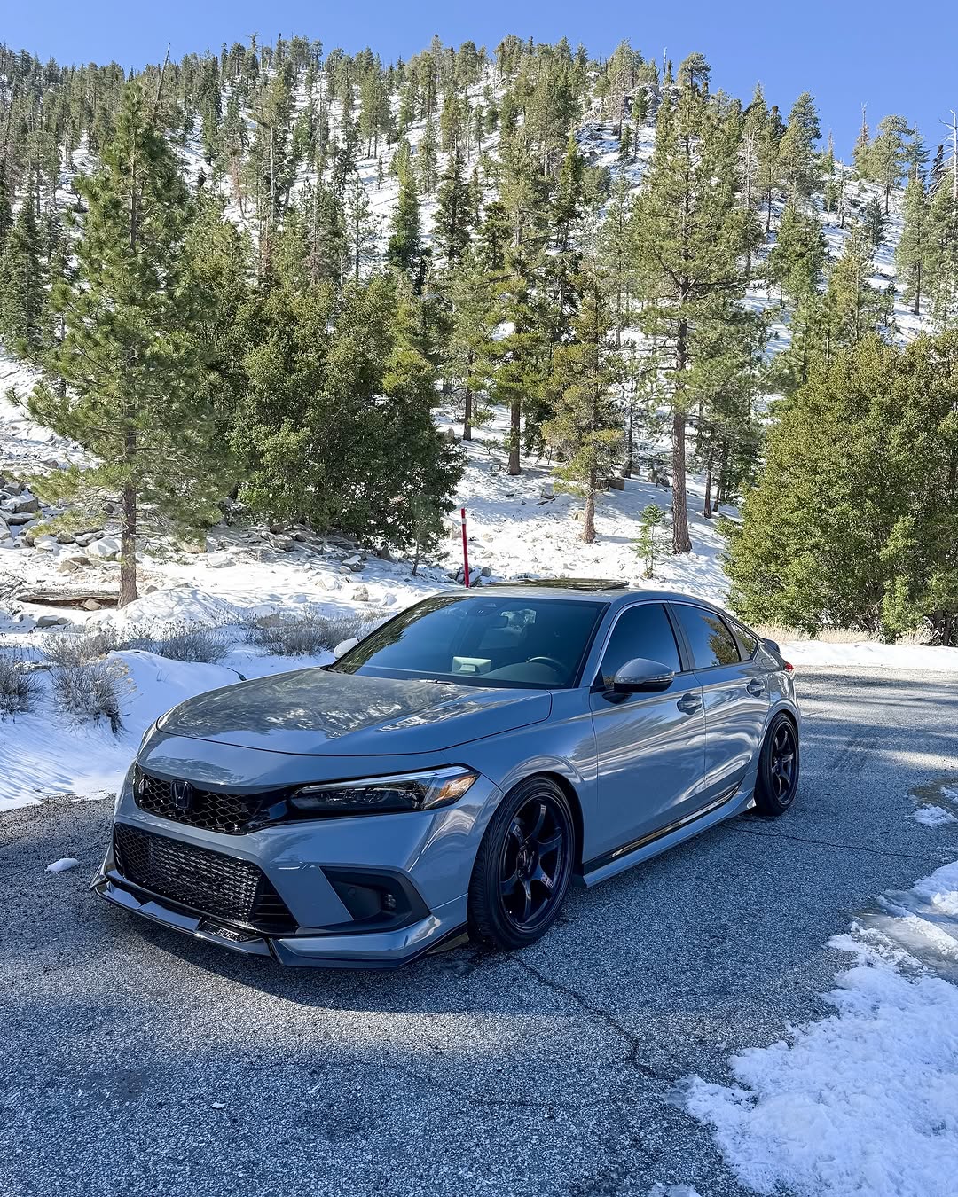 Honda Civic 11th Gen FE1 FE2 FE4 2022-ON & Civic 11th Gen FL1 FL2 FL4 2022-ON with Aftermarket Parts - Side Skirts PP from Yofer.co