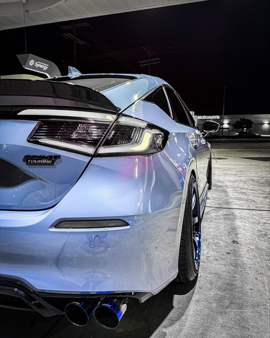 Honda Civic 11th Gen FL1 FL2 FL4 2022-ON with Aftermarket Parts - Rear Diffuser PP from Yofer.co