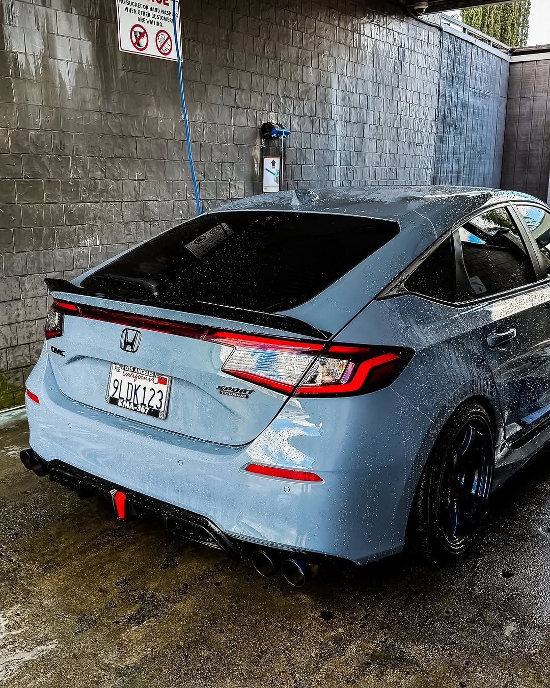 Honda Civic 11th Gen FL1 FL2 FL4 2022-ON with Aftermarket Parts - Rear Diffuser PP from Yofer.co