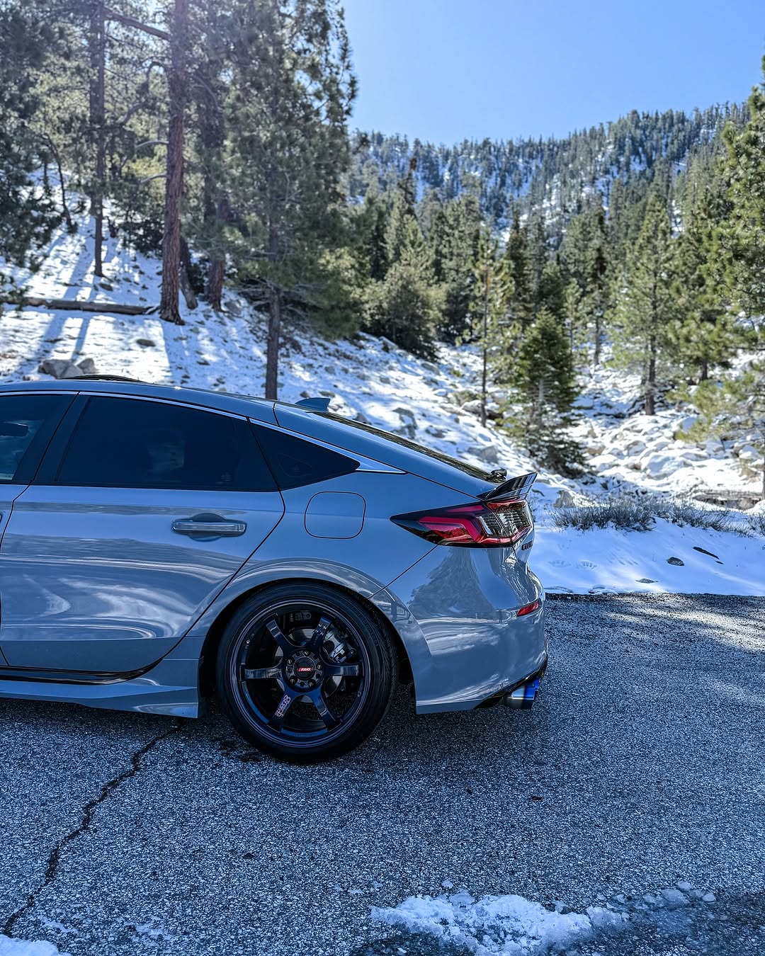 Honda Civic 11th Gen FL1 FL2 FL4 2022-ON with Aftermarket Parts - Rear Diffuser PP from Yofer.co
