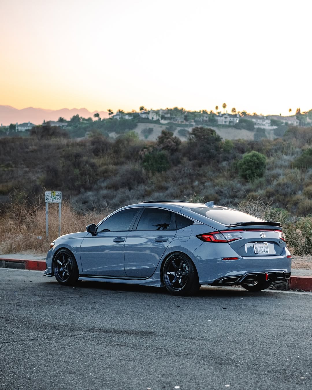 Honda Civic 11th Gen FL1 FL2 FL4 2022-ON with Aftermarket Parts - Rear Diffuser PP from Yofer.co