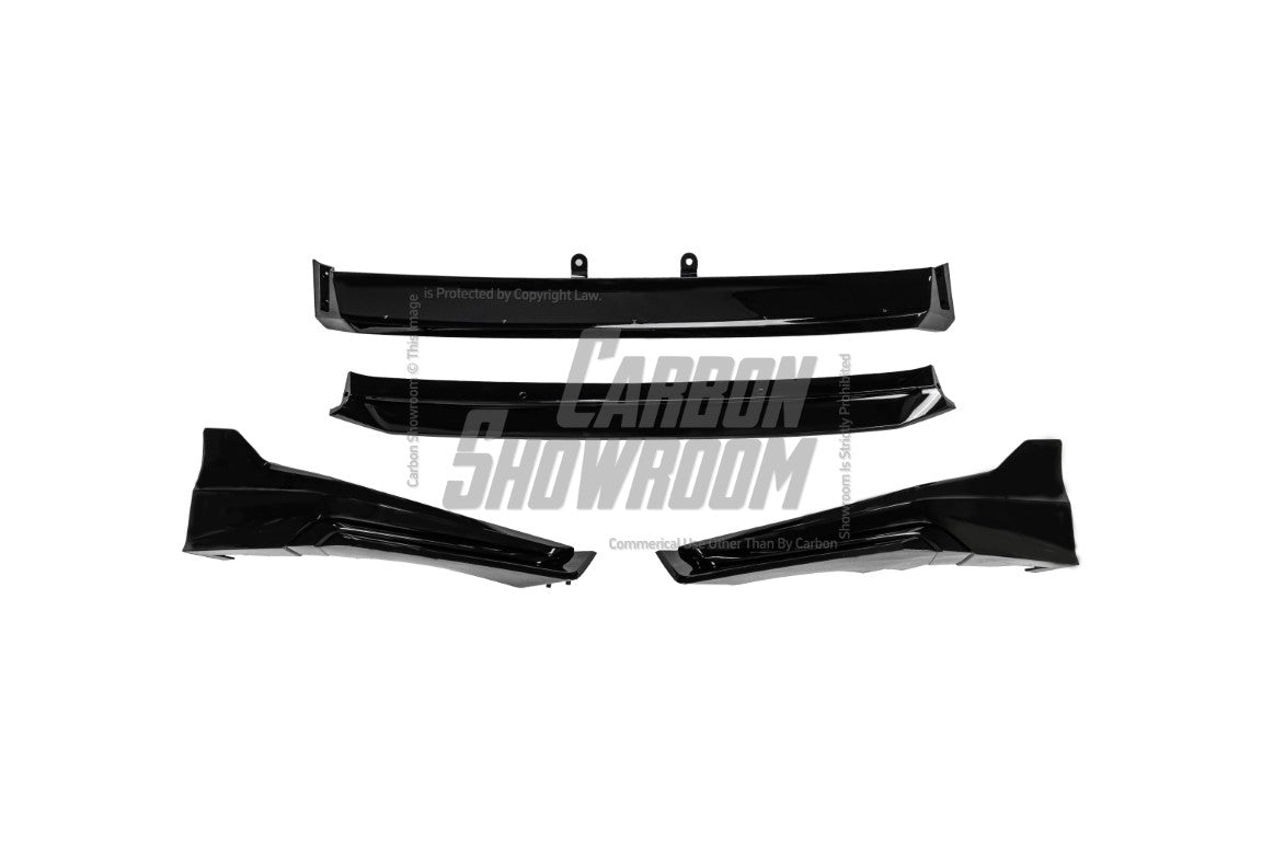Honda Civic 11th Gen FE1 FE2 FE4 2022 2023 2024 & Civic 11th Gen FL1 FL2 FL4 2022 2023 2024 with Aftermarket Parts - V1 Front Lip Splitter PP from Yofer.co