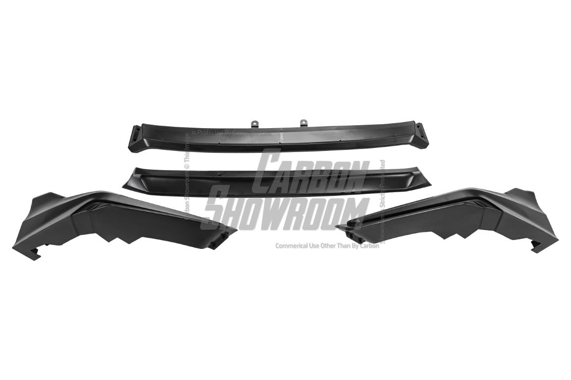 Honda Civic 11th Gen FE1 FE2 FE4 2022 2023 2024 & Civic 11th Gen FL1 FL2 FL4 2022 2023 2024 with Aftermarket Parts - V1 Front Lip Splitter PP from Yofer.co