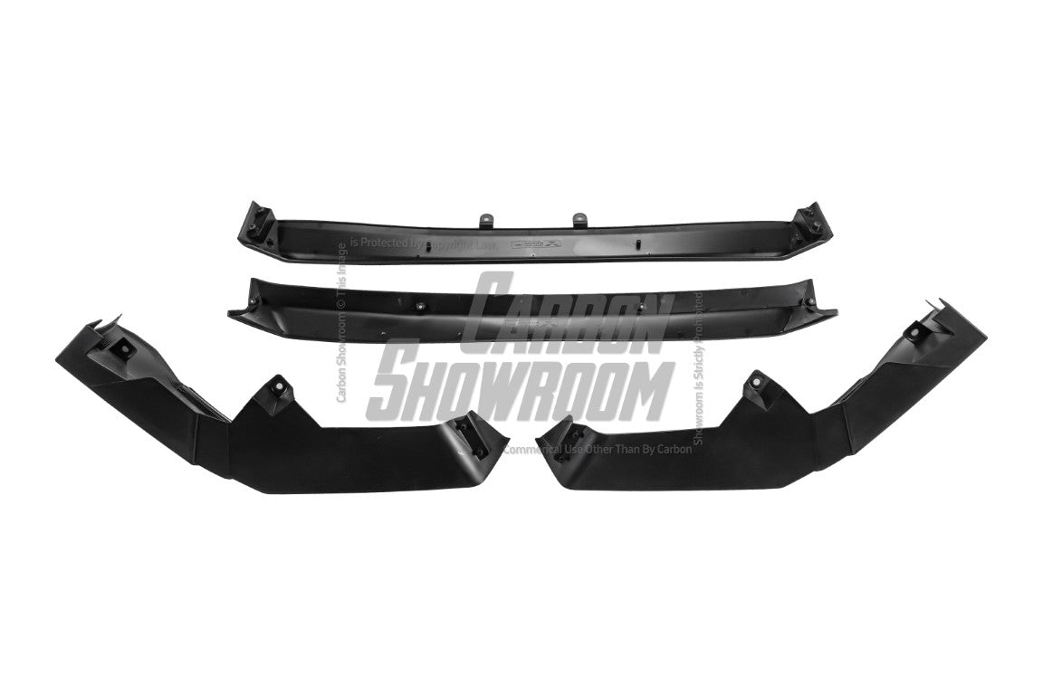 Honda Civic 11th Gen FE1 FE2 FE4 2022 2023 2024 & Civic 11th Gen FL1 FL2 FL4 2022 2023 2024 with Aftermarket Parts - V1 Front Lip Splitter PP from Yofer.co