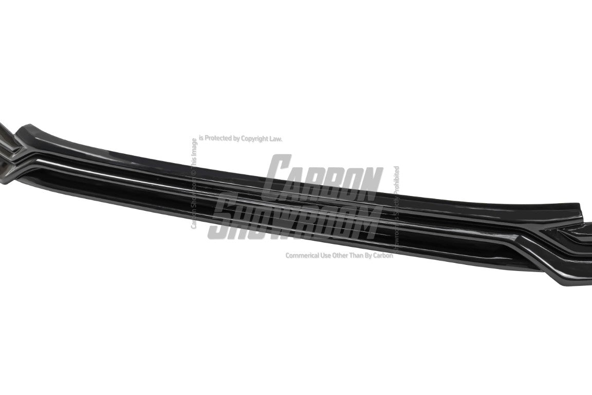 Honda Civic 11th Gen FE1 FE2 FE4 2022-ON & Civic 11th Gen FL1 FL2 FL4 2022-ON with Aftermarket Parts - V2 Style Front Lip Spliter PP from Yofer.co