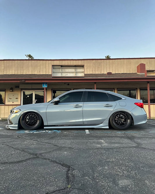 Honda Civic 11th Gen FE1 FE2 FE4 2022-ON & Civic 11th Gen FL1 FL2 FL4 2022-ON with Aftermarket Parts - Side Skirts PP from Yofer.co