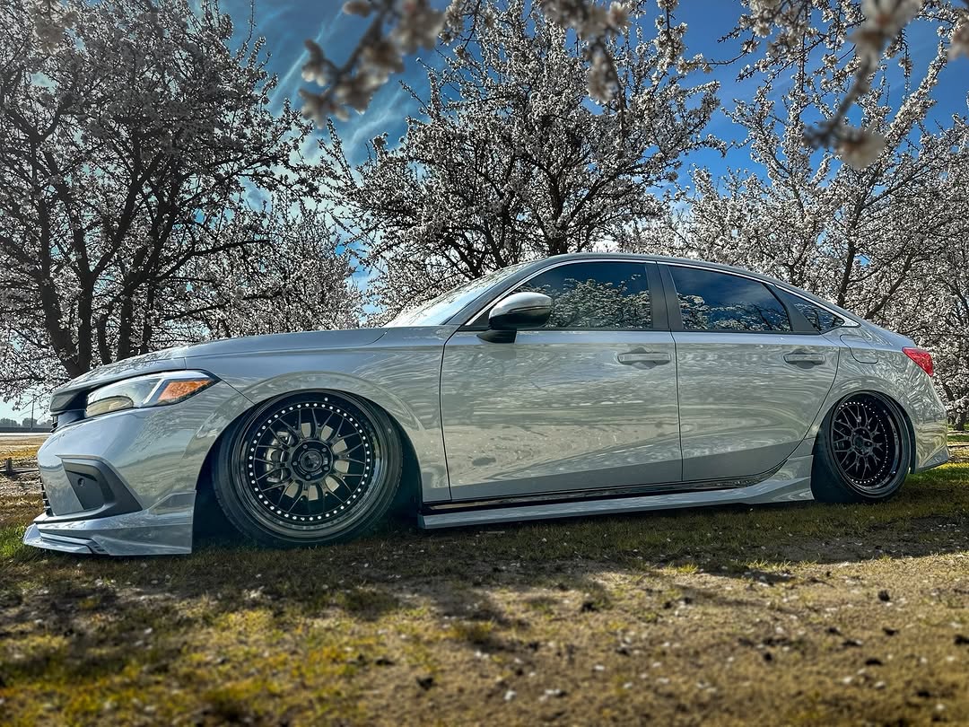 Honda Civic 11th Gen FE1 FE2 FE4 2022-ON & Civic 11th Gen FL1 FL2 FL4 2022-ON with Aftermarket Parts - Side Skirts PP from Yofer.co