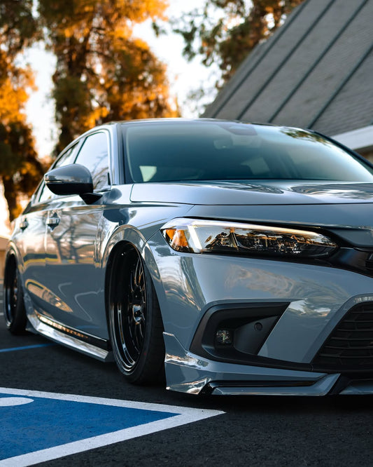 Honda Civic 11th Gen FE1 FE2 FE4 2022-ON & Civic 11th Gen FL1 FL2 FL4 2022-ON with Aftermarket Parts - Side Skirts PP from Yofer.co