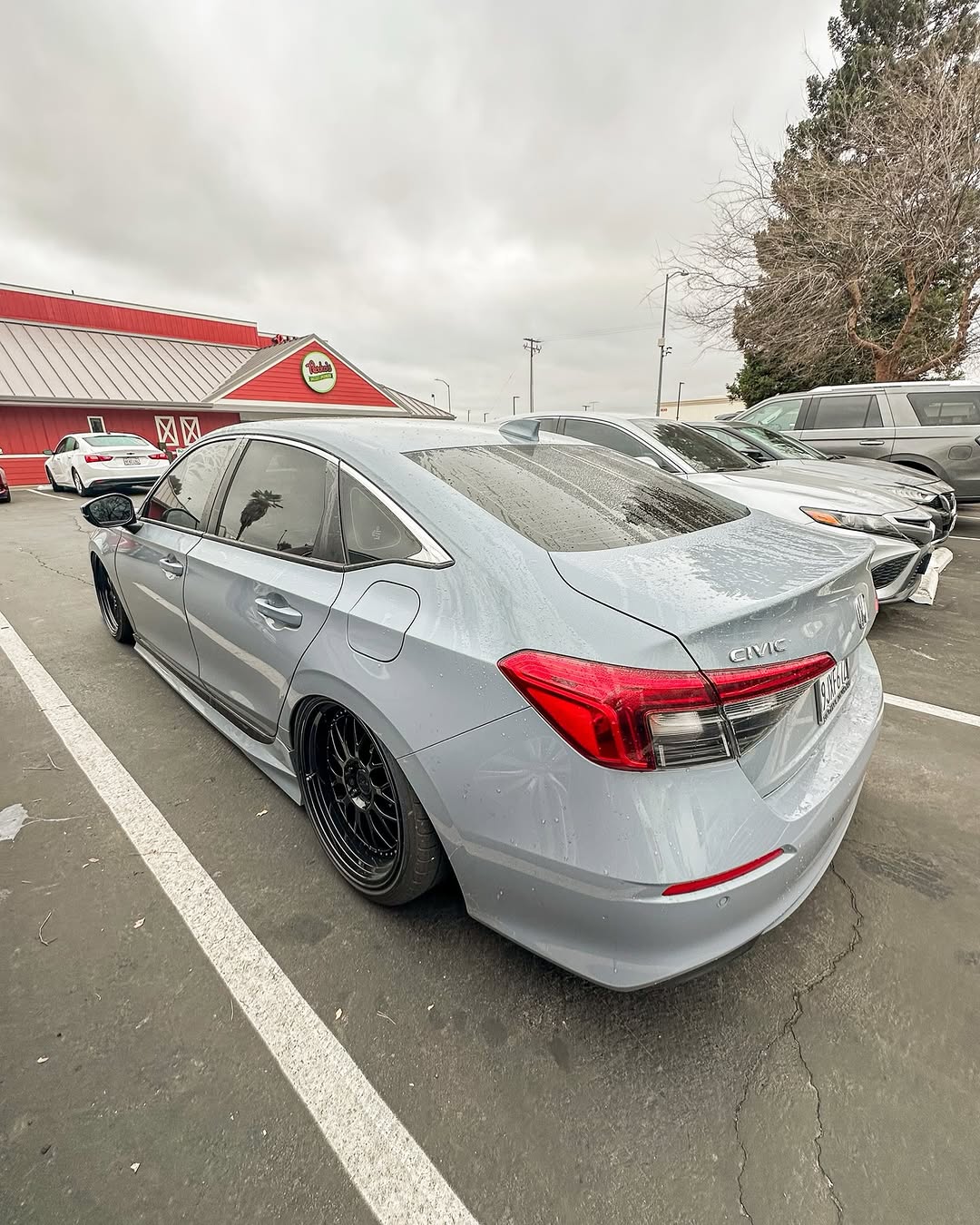 Honda Civic 11th Gen FE1 FE2 FE4 2022-ON & Civic 11th Gen FL1 FL2 FL4 2022-ON with Aftermarket Parts - Side Skirts PP from Yofer.co