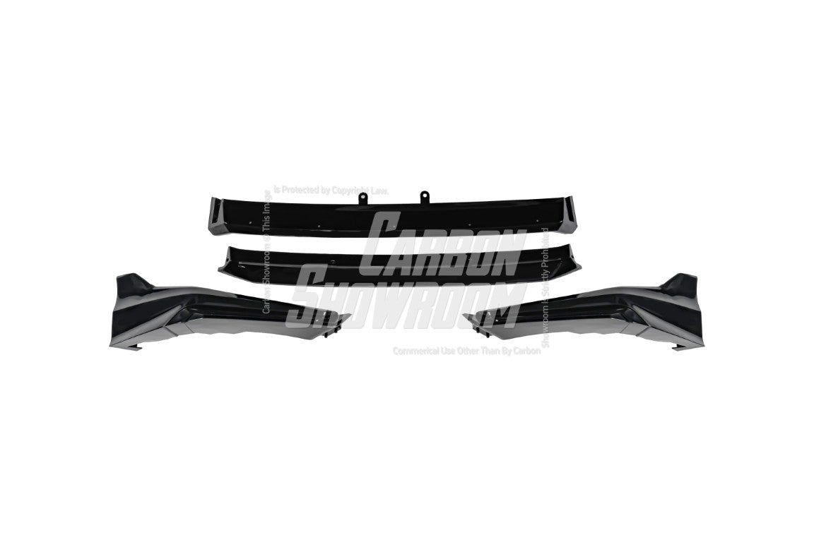 Honda Civic 11th Gen FE1 FE2 FE4 2022 2023 2024 & Civic 11th Gen FL1 FL2 FL4 2022 2023 2024 with Aftermarket Parts - V1 Front Lip Splitter PP from Yofer.co