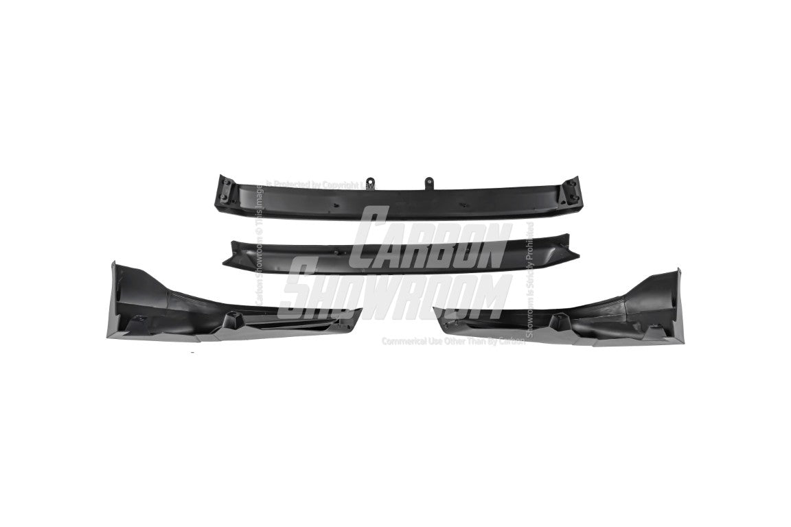 Honda Civic 11th Gen FE1 FE2 FE4 2022 2023 2024 & Civic 11th Gen FL1 FL2 FL4 2022 2023 2024 with Aftermarket Parts - V1 Front Lip Splitter PP from Yofer.co
