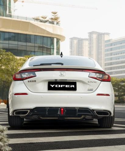 Honda Civic 11th Gen FL1 FL2 FL4 2022-ON with Aftermarket Parts - Rear Diffuser PP from Yofer.co