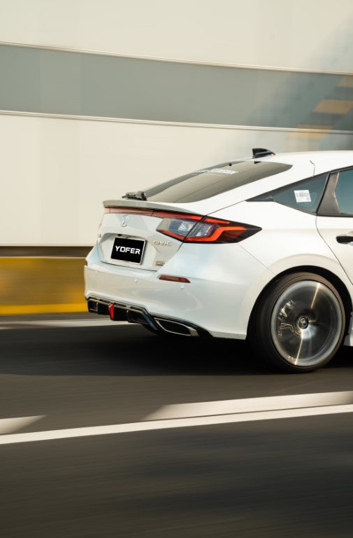 Honda Civic 11th Gen FL1 FL2 FL4 2022-ON with Aftermarket Parts - Rear Diffuser PP from Yofer.co