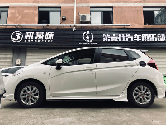 Honda Fit 3rd Gen GK3 GK4 GK5 GK6 GK7 GH7 GP5 GP6 2018 2019 2020 with Aftermarket Parts - Rear Roof Spoiler ABS from Yofer.co