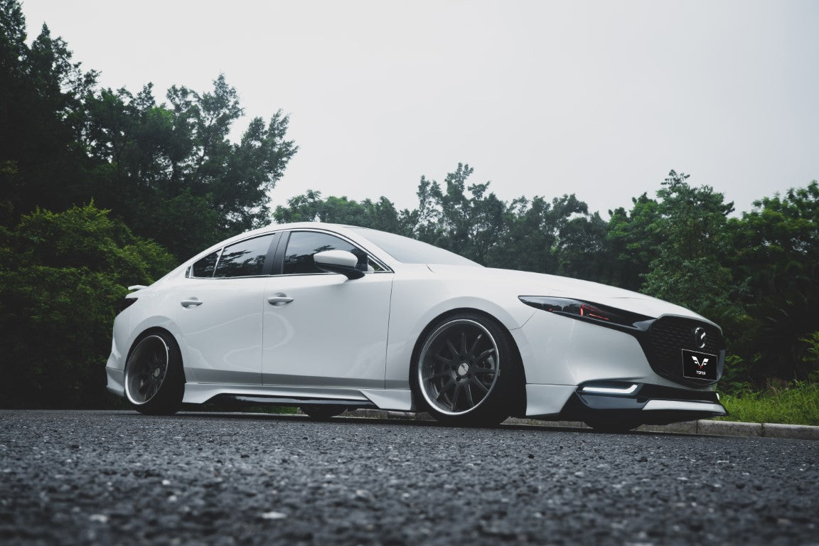 Mazda3 4th Gen BP 2019-ON with Aftermarket Parts - Full Body Kit PP Polypropylene & ABS from Yofer.co