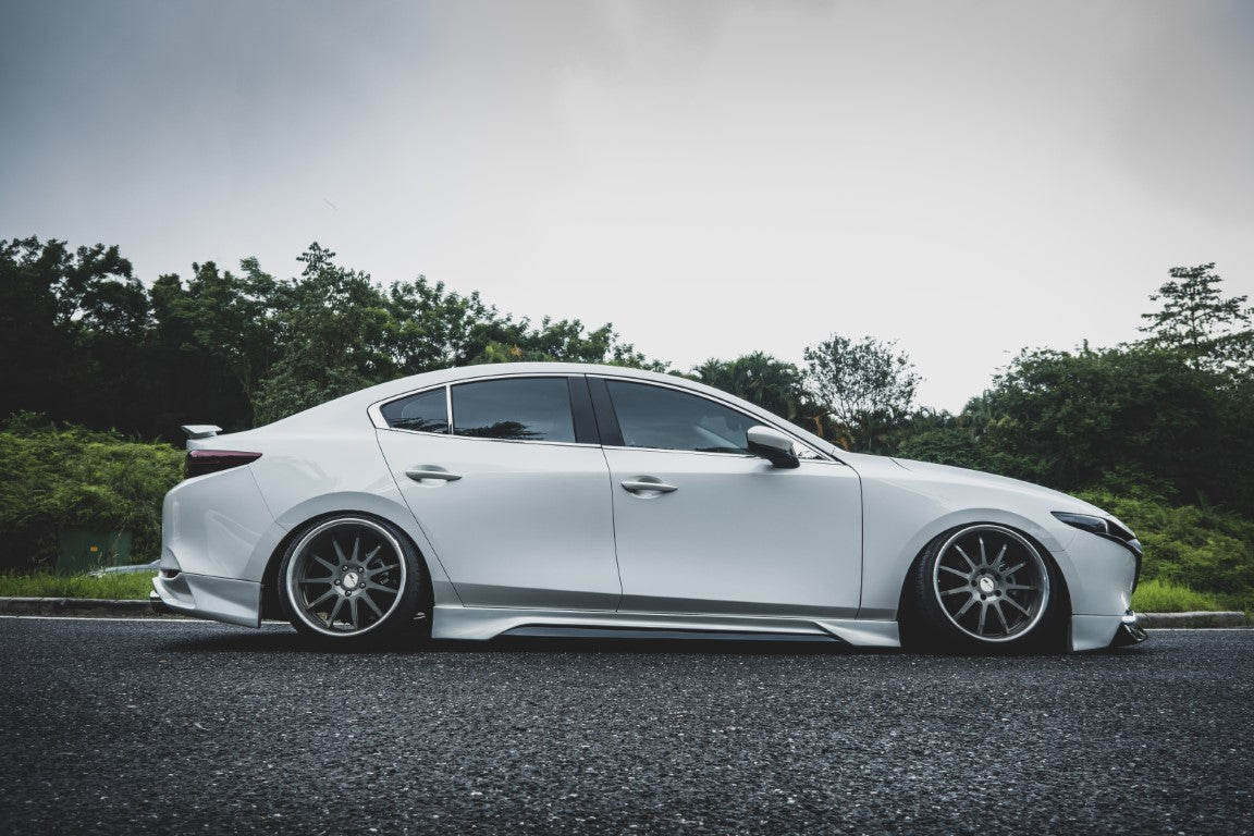 Mazda3 4th Gen BP 2019-ON with Aftermarket Parts - Full Body Kit PP Polypropylene & ABS from Yofer.co