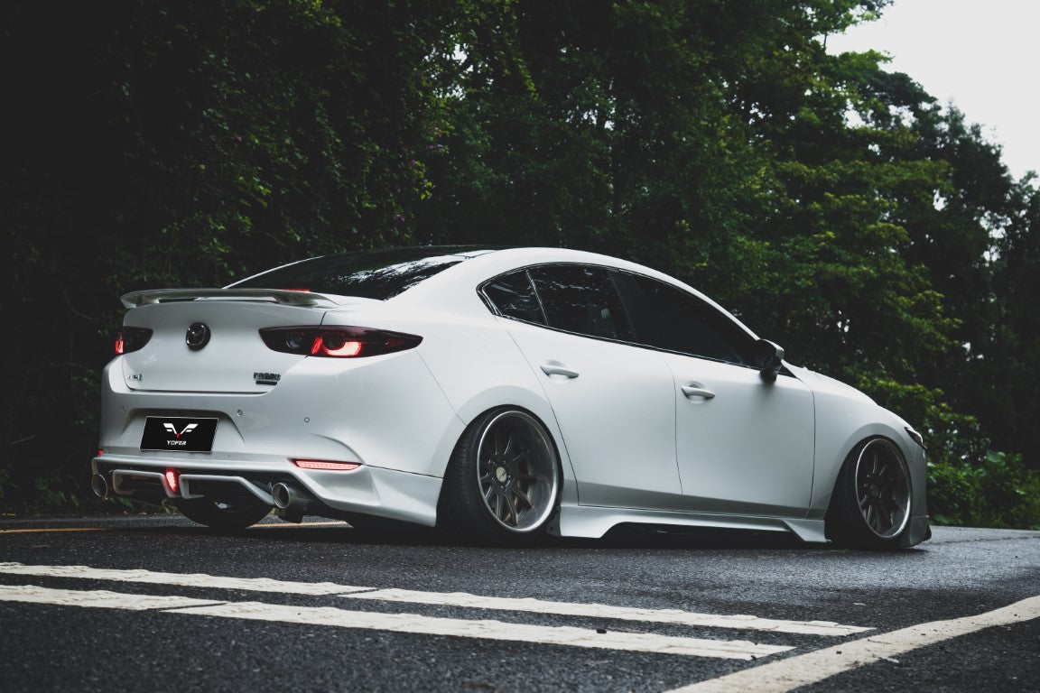 Mazda3 4th Gen BP 2019-ON with Aftermarket Parts - Full Body Kit PP Polypropylene & ABS from Yofer.co
