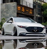 Mazda3 4th Gen BP 2019-ON with Aftermarket Parts - Full Body Kit PP Polypropylene & ABS from Yofer.co