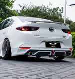 Mazda Mazda3 4th Gen BP 2019-ON with Aftermarket Parts - Rear Spoiler ABS from Yofer.co