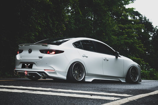 Mazda Mazda3 4th Gen BP 2019-ON with Aftermarket Parts - Rear Spoiler ABS from Yofer.co