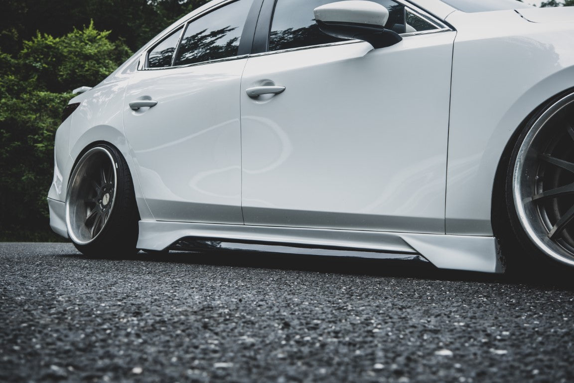 Mazda Mazda3 4th Gen BP 2019-ON with Aftermarket Parts - Side Skirts PP from Yofer.co
