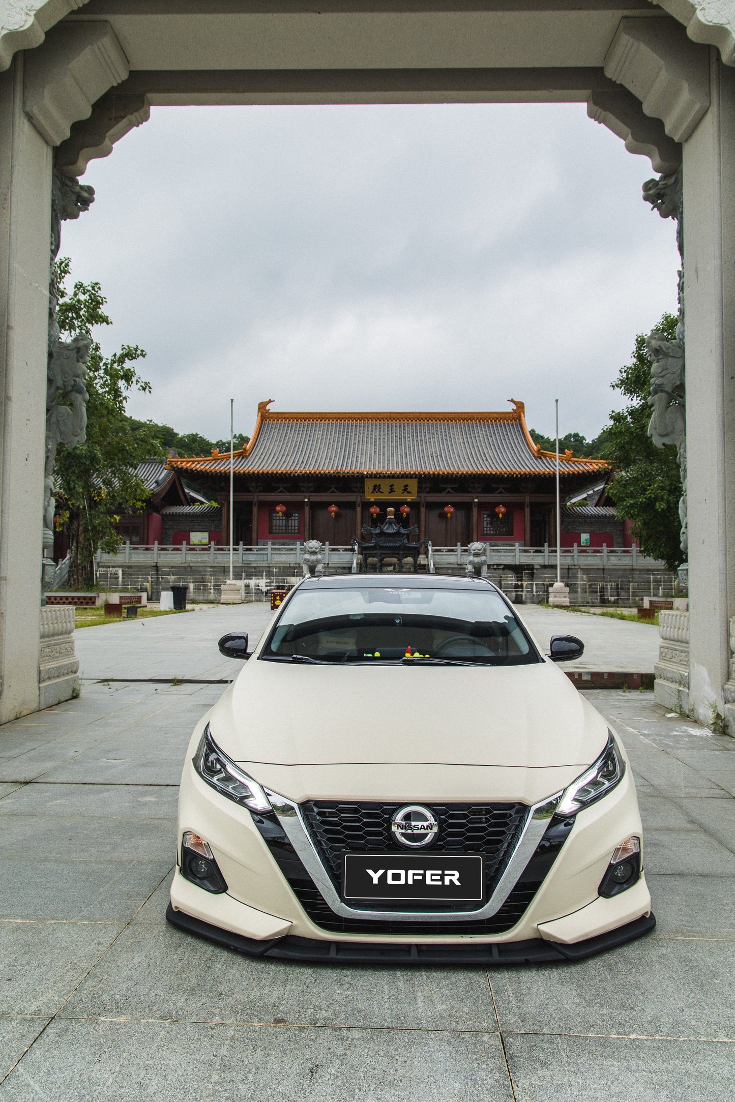 Tesla Nissan Altima L34 2019 2020 2021 2022 with Aftermarket Parts - Full Body Kit ABS from Yofer.co