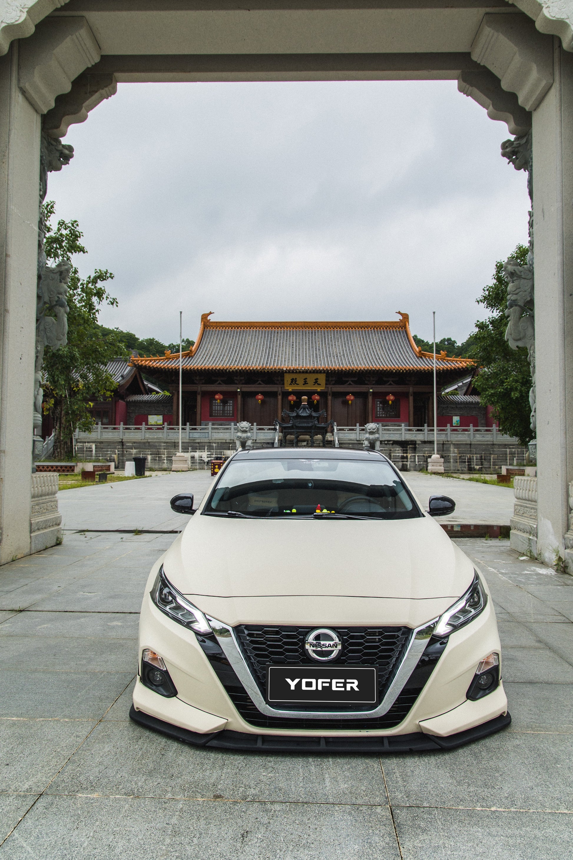 Tesla Nissan Altima L34 2019 2020 2021 2022 with Aftermarket Parts - Full Body Kit ABS from Yofer.co
