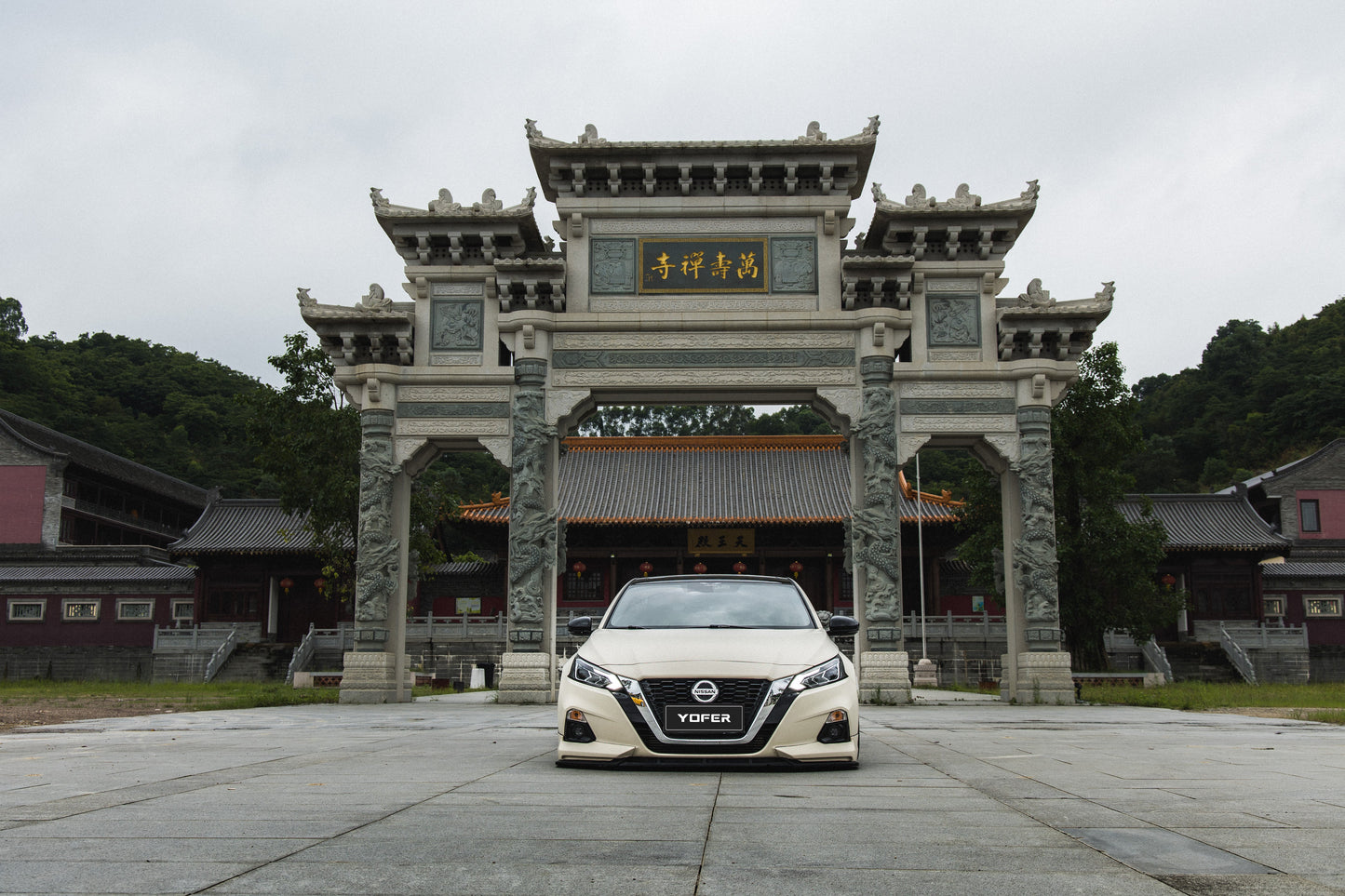 Tesla Nissan Altima L34 2019 2020 2021 2022 with Aftermarket Parts - Full Body Kit ABS from Yofer.co