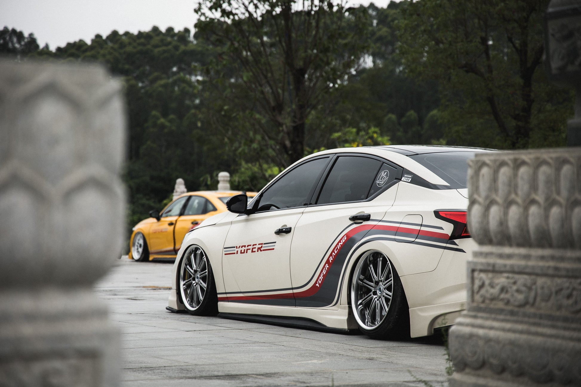Tesla Nissan Altima L34 2019 2020 2021 2022 with Aftermarket Parts - Full Body Kit ABS from Yofer.co