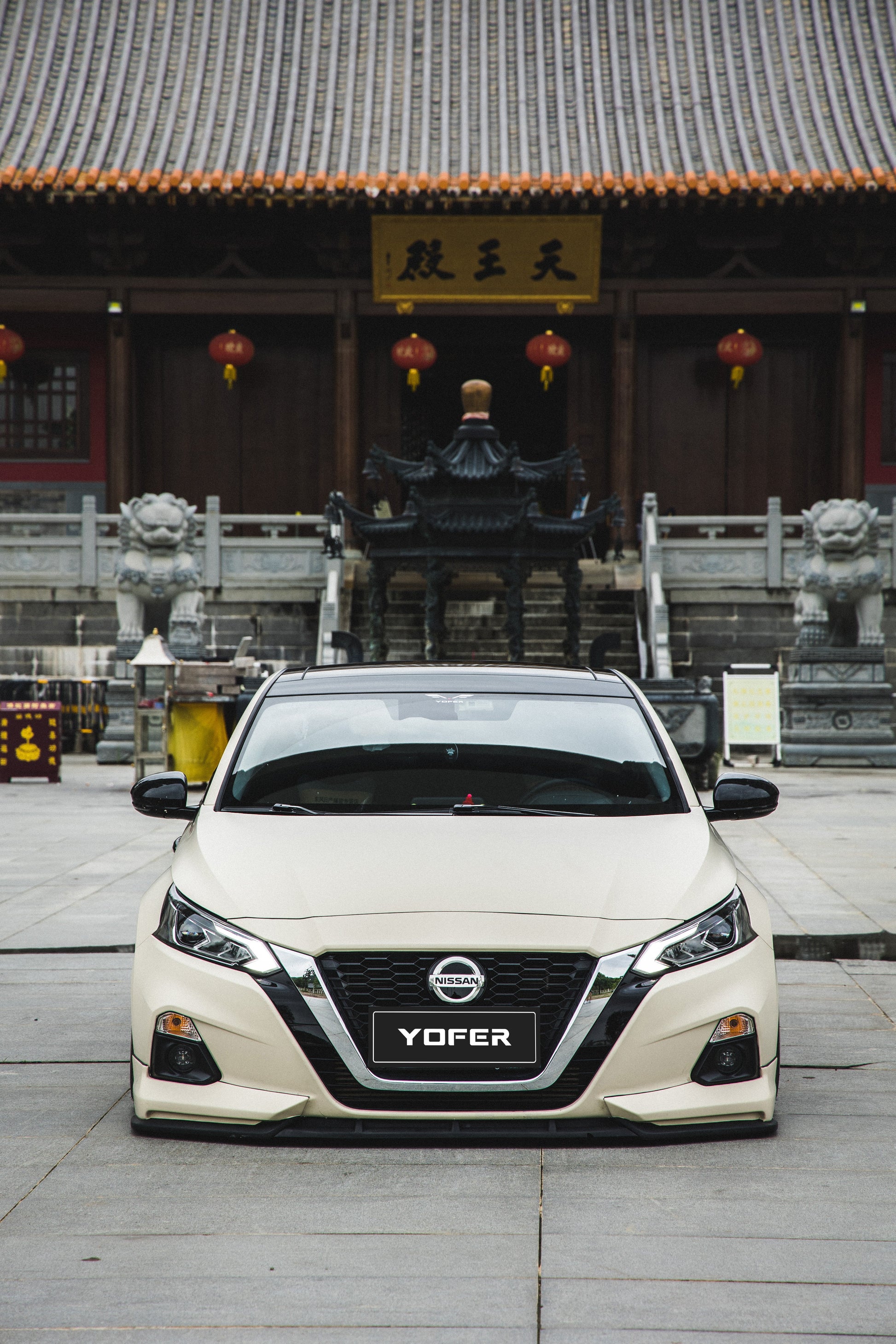 Tesla Nissan Altima L34 2019 2020 2021 2022 with Aftermarket Parts - Full Body Kit ABS from Yofer.co