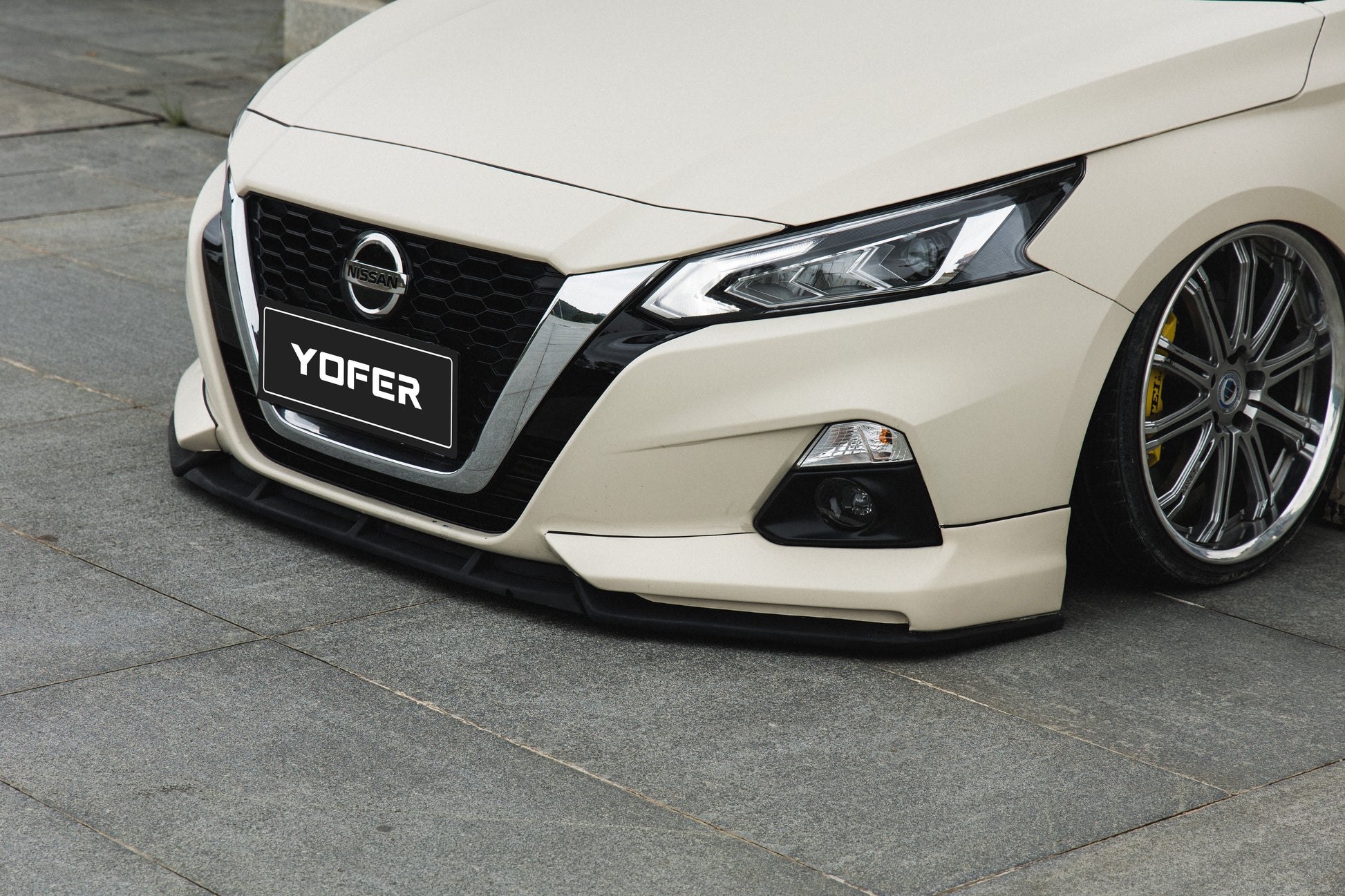 Tesla Nissan Altima L34 2019 2020 2021 2022 with Aftermarket Parts - Full Body Kit ABS from Yofer.co