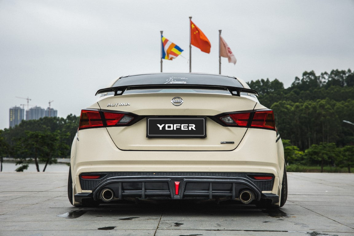 Nissan Altima  L34 2019-2022 with Aftermarket Parts - Rear Spoiler PP from Yofer.co