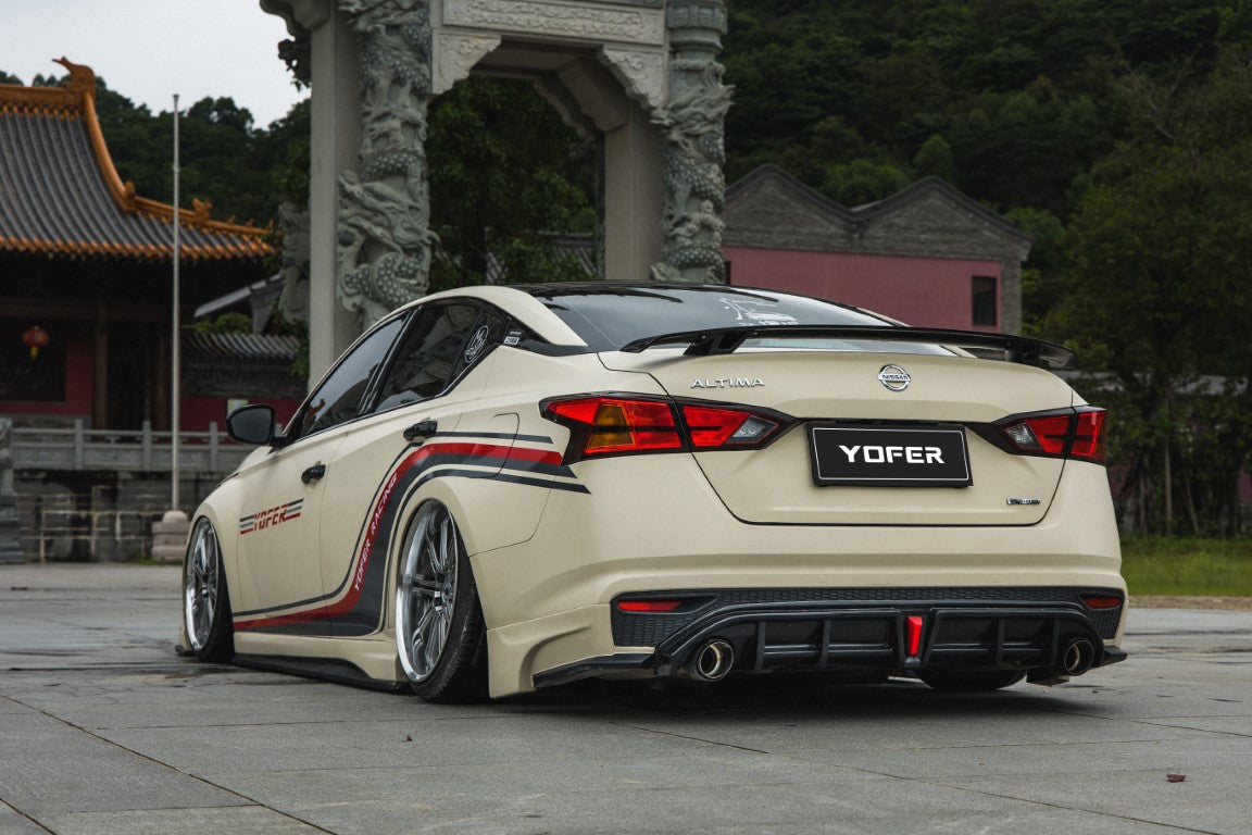 Nissan Altima  L34 2019-2022 with Aftermarket Parts - Rear Spoiler PP from Yofer.co