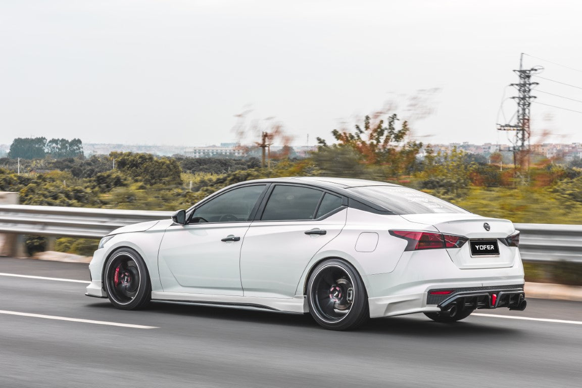 Nissan Altima  L34 2019-2022 with Aftermarket Parts - Side Skirts PP from Yofer.co