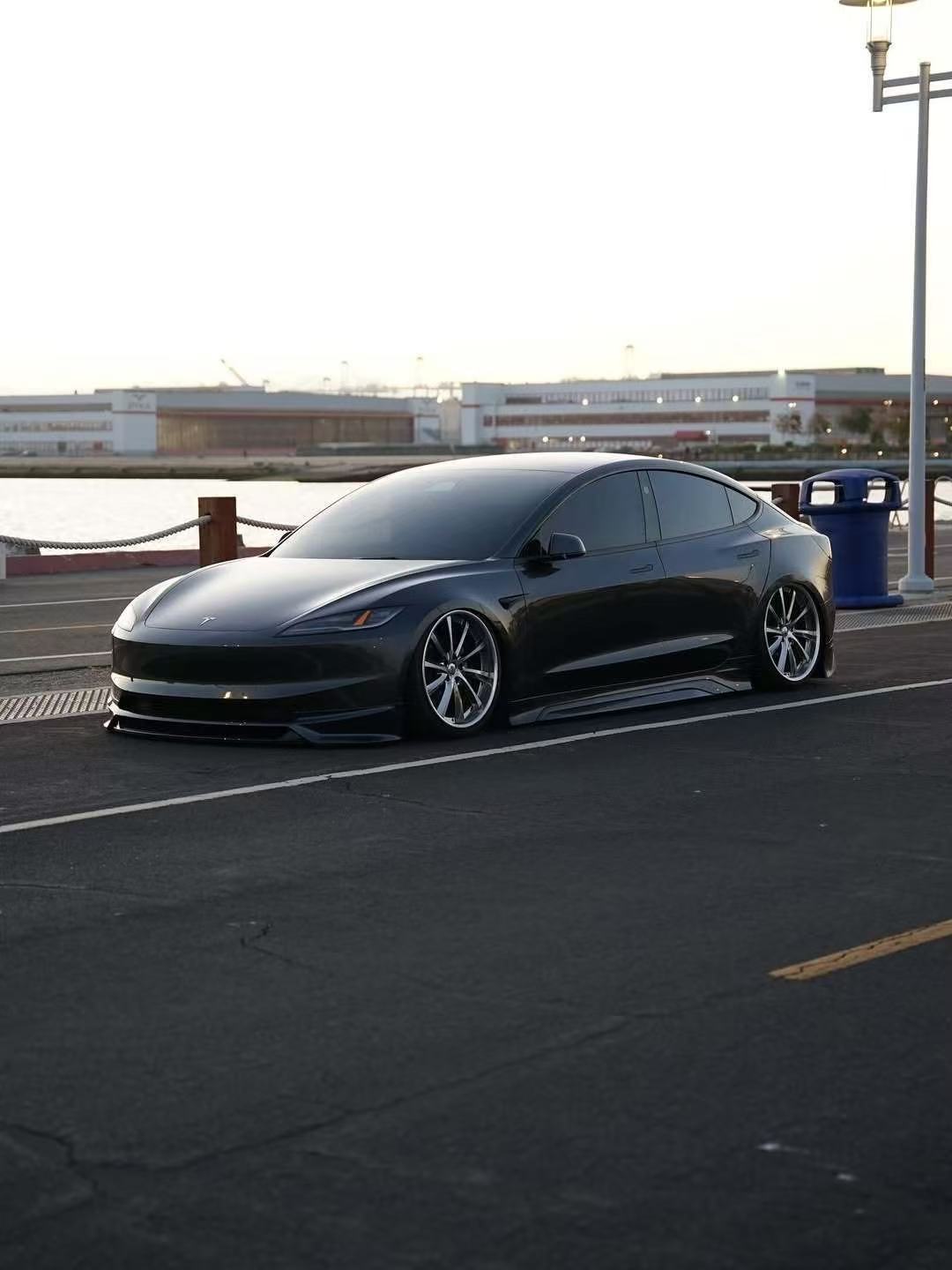 Tesla Model 3 Highland / Performance 2024 with Aftermarket Parts - Side Skirts ABS / PP from Yofer.co