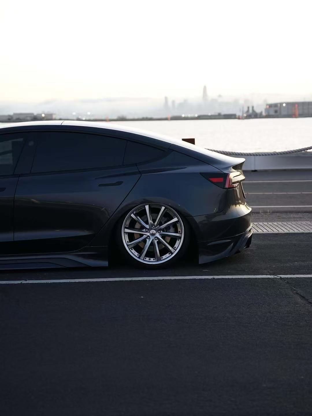 Tesla Model 3 Highland / Performance 2024 with Aftermarket Parts - Side Skirts ABS / PP from Yofer.co