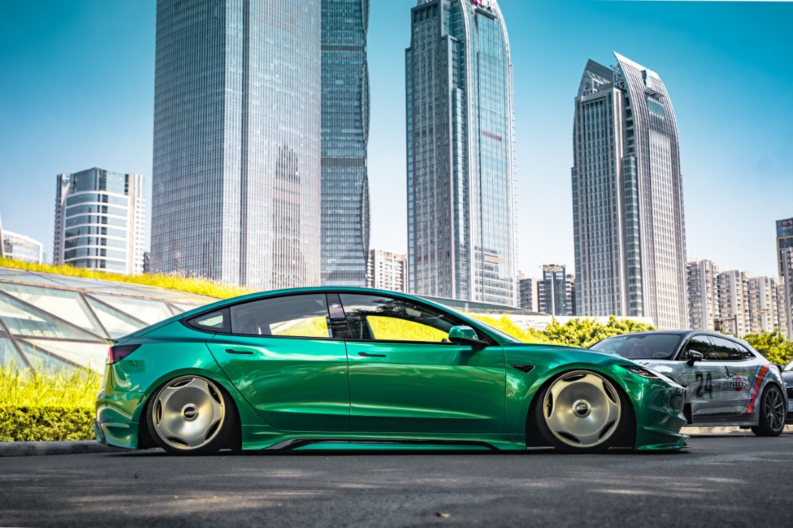 Tesla Model 3 Highland / Performance 2024-ON with Aftermarket Parts - Side Skirts ABS+PP from Yofer.co