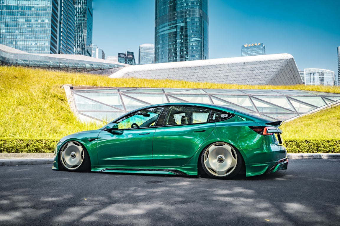 Tesla Model 3 Highland / Performance 2024-ON with Aftermarket Parts - Side Skirts ABS+PP from Yofer.co