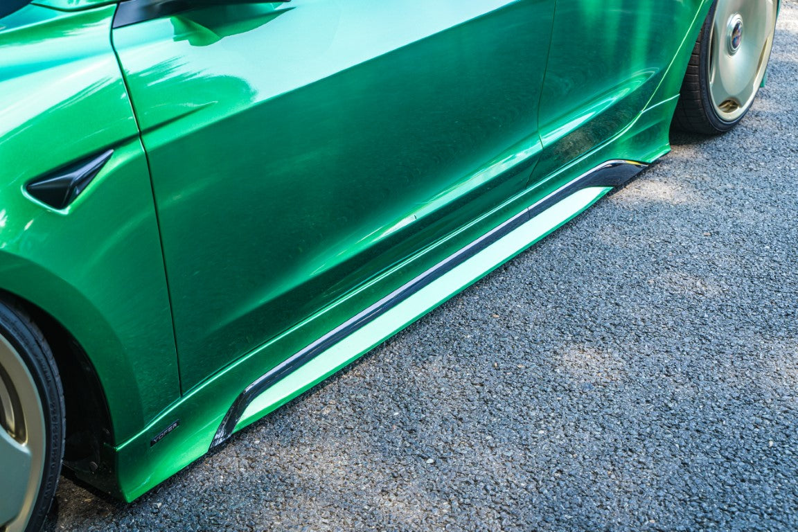Tesla Model 3 Highland / Performance 2024-ON with Aftermarket Parts - Side Skirts ABS+PP from Yofer.co