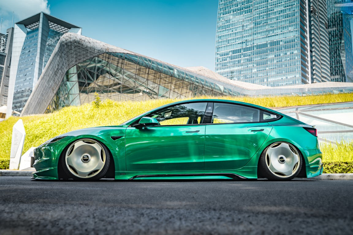 Tesla Model 3 Highland / Performance 2024-ON with Aftermarket Parts - Side Skirts ABS+PP from Yofer.co
