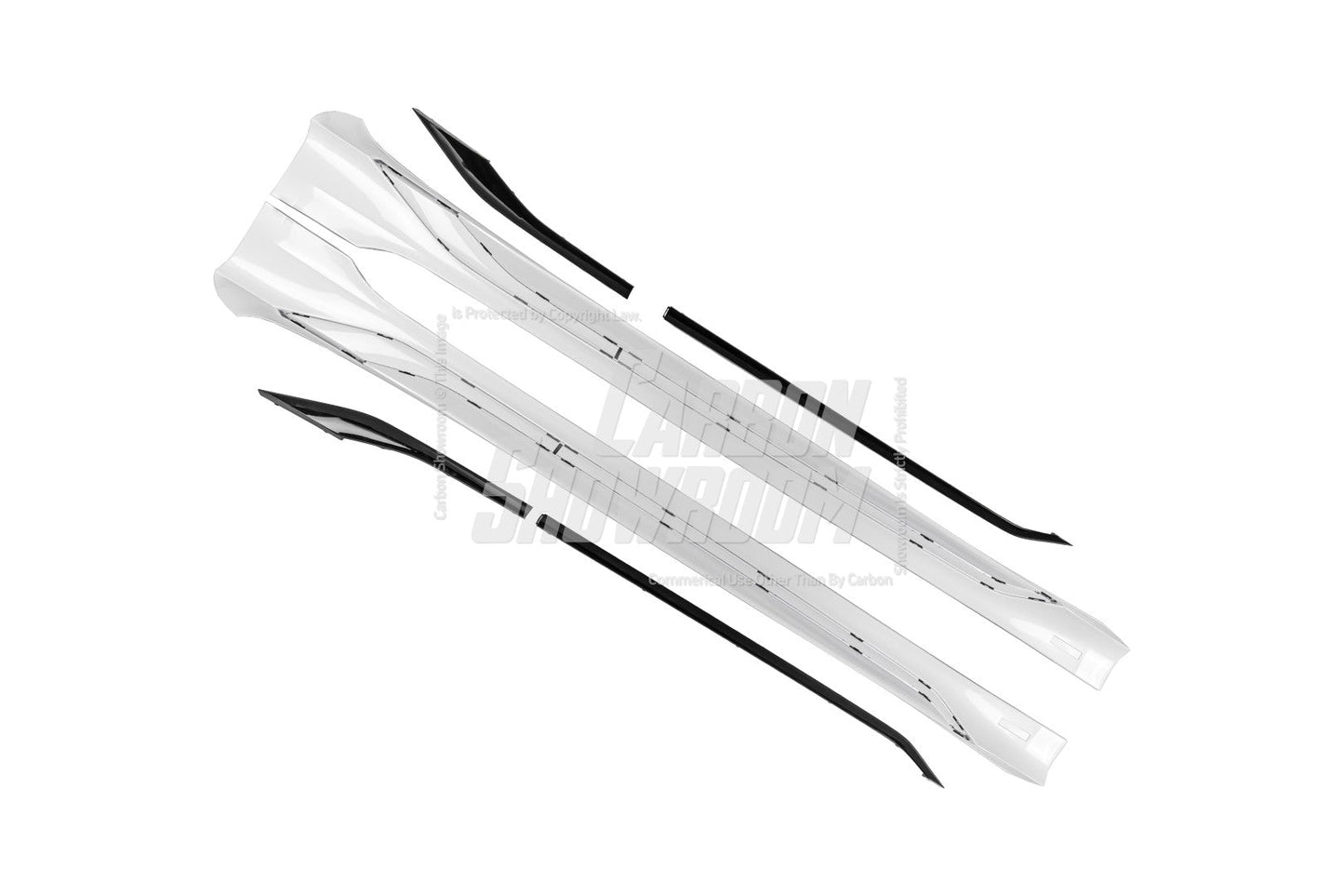 Tesla Model 3 Highland / Performance 2024 with Aftermarket Parts - Side Skirts ABS+PP from Yofer.co