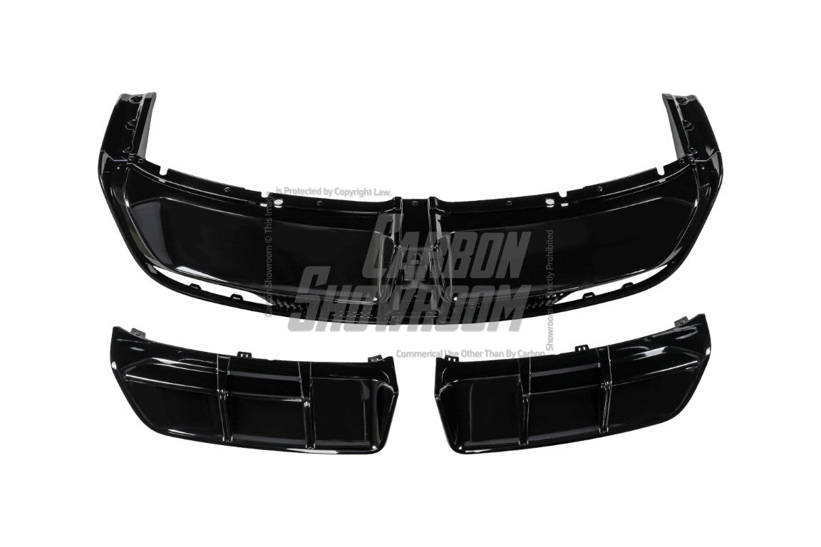 Tesla Model 3 Highland / Performance 2024 with Aftermarket Parts - V1 Sports Rear Diffuser & Canards PP from Yofer.co